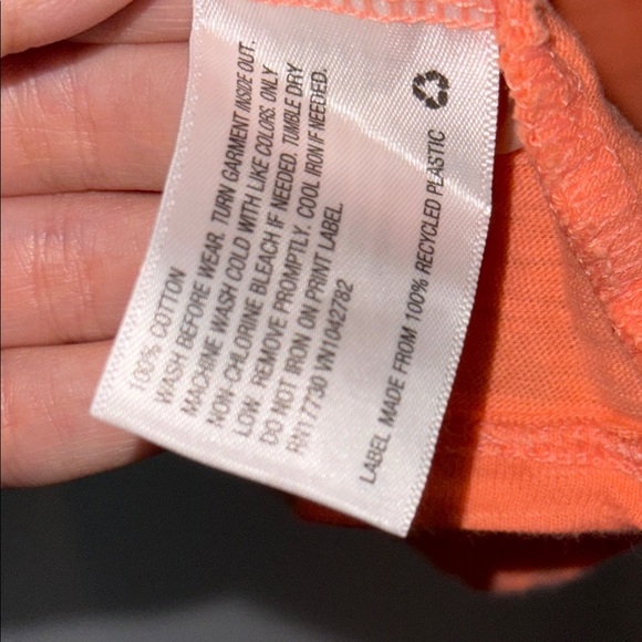 Cat & Jack Orange Flutter Sleeve Sundress - Picture 6 of 6
